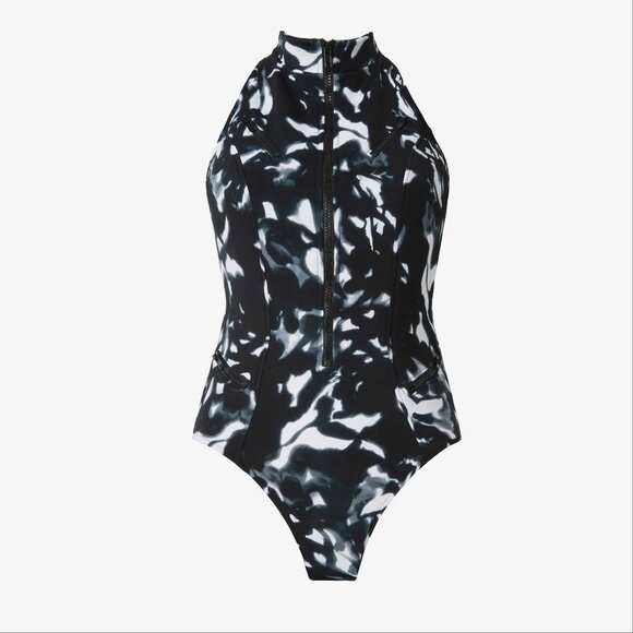 MAGICSUIT Dream State Coco One Piece SWIMSUIT Size 8 Black White Scuba NEW $204 - Picture 3 of 9